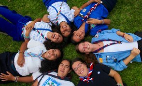 102014 Our Cabana girls in circle on the floor