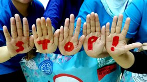 09 2015 Stop the Violence hands stop National training zone 2