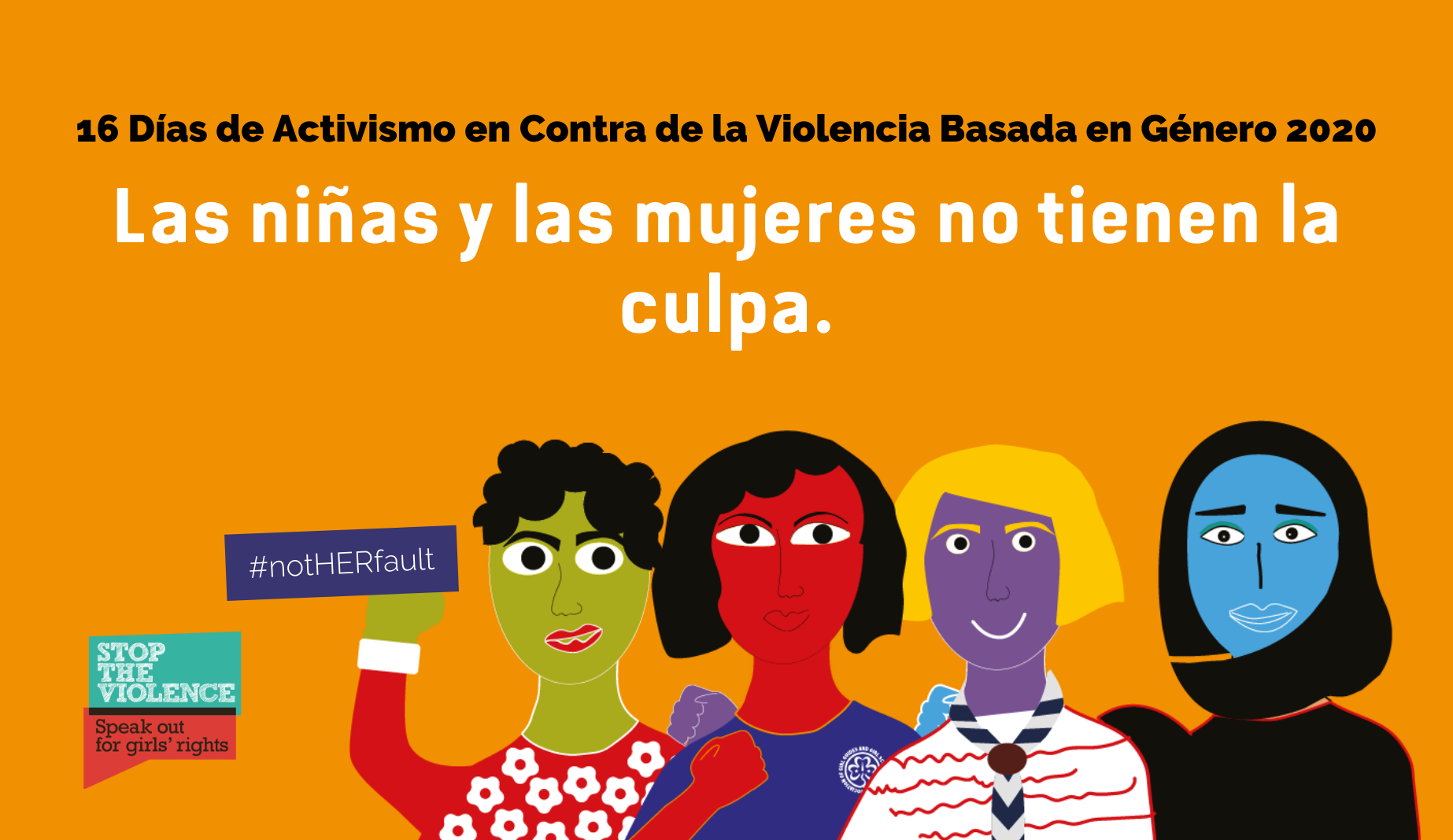 16 Days of Activism Website Page Banner - Spanish