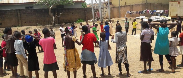Children in the IDP camp - Nigeria