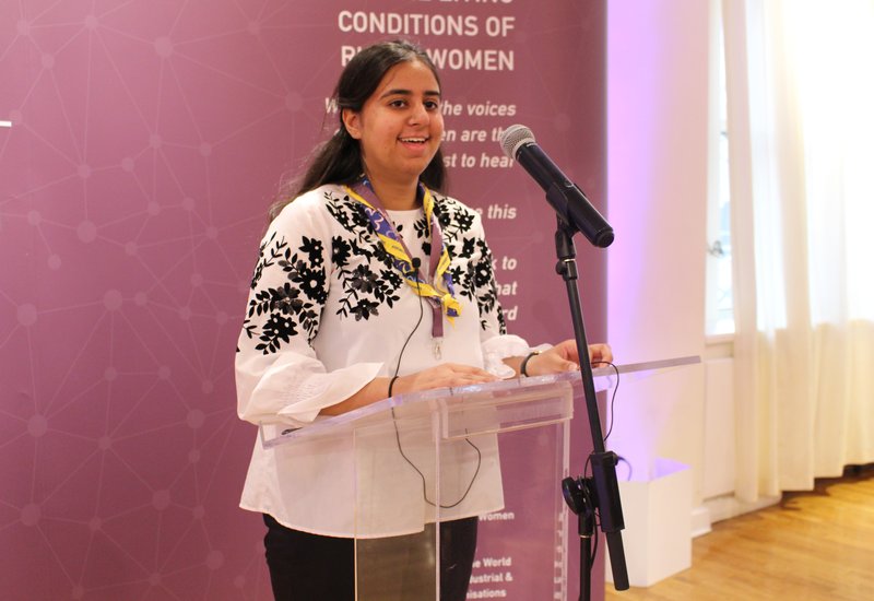 CSW62 - Ankita speaking at event