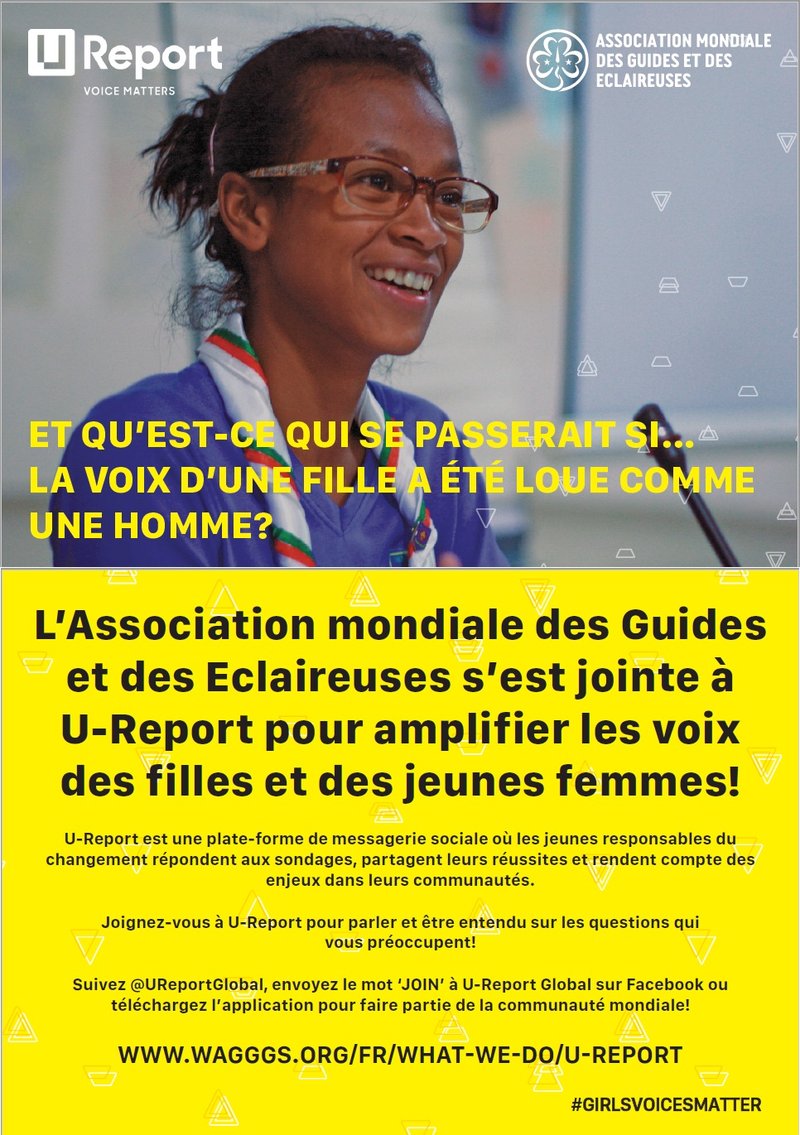 U-Report poster FRE